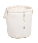 Duży kosz na zabawki, 40x50 cm, bawełna, kremowy obłoczek