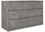 Komoda do sypialni, pokoju, K6, 120x40x75 cm, beton