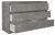 Komoda do sypialni, pokoju, K6, 120x40x75 cm, beton