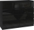 Komoda do sypialni, salonu, M8, 120x40x97 cm, czerń, połysk