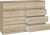 Komoda do sypialni, salonu, M8, 140x40x97 cm, dąb sonoma
