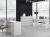 Komoda do sypialni, salonu, M8, 140x40x97 cm, biel, mat