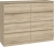 Komoda do sypialni, salonu, M8, 120x40x97 cm, dąb sonoma