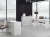 Komoda do sypialni, salonu, M8, 120x40x97 cm, biel, mat