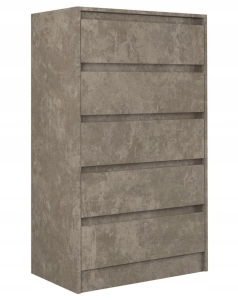 Komoda do sypialni, pokoju, K5, 70x43x124 cm, beton