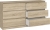 Komoda do sypialni, salonu, M6, 140x40x77 cm, dąb sonoma