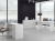 Komoda do sypialni, salonu, M6, 140x40x77 cm, biel, mat