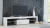 Szafka pod telewizor, stolik rtv, deko, 160x40x45 cm, biel, połysk