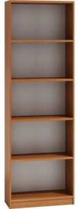 Regał, szafka, biblioteczka, R40, 40x30x182 cm, olcha