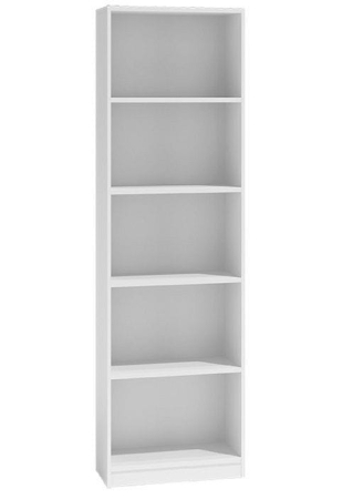 Regał, szafka, biblioteczka, R40, 40x30x182 cm, biel, mat