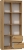 Regał do salonu, szuflady, szafka, bily, 80x35x180 cm, dąb artisan