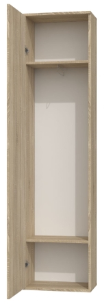 Szafa do przedpokoju, wieszak, lustro, duo, 50x35x180 cm, dąb sonoma