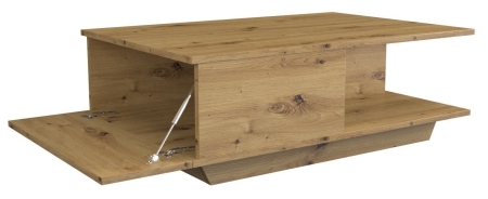 Ława do salonu, stolik, denver, 90x60x42 cm, dąb artisan