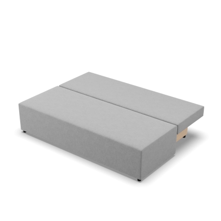 Kanapa rozkładana, Vista, 191x92x95 cm, jasny szary