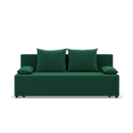 Kanapa rozkładana, Vista, velvet, 191x92x95 cm, butelkowa zieleń