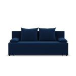 Kanapa rozkładana, Vista, velvet, 191x92x95 cm, granatowy