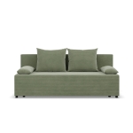 Kanapa rozkładana, Vista, sztruks, 191x92x95 cm, oliwkowy