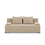 Kanapa rozkładana, Vista, sztruks, 191x92x95 cm, beżowy