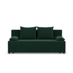 Kanapa rozkładana, Vista, sztruks, 191x92x95 cm, butelkowa zieleń