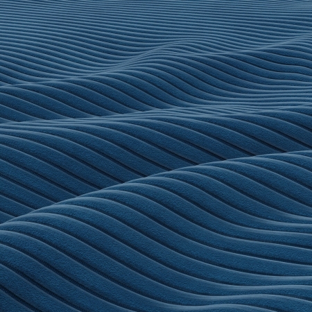 Kanapa rozkładana, sztruks, Union, 220x95x92 cm, granatowa