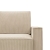 Narożnik z funkcją spania, sztruks, Union, 231x142x92 cm, beżowy