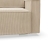 Narożnik z funkcją spania, sztruks, Union, 231x142x92 cm, beżowy