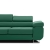 Rozkładana sofa, Bellezza, 209x100x87 cm, butelkowa zieleń