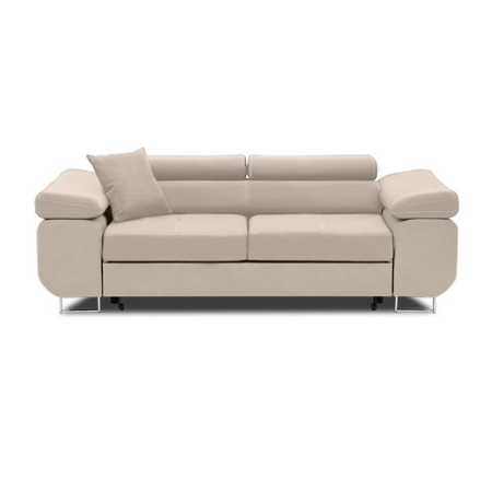 Rozkładana sofa, Bellezza, 209x100x87 cm, beżowy