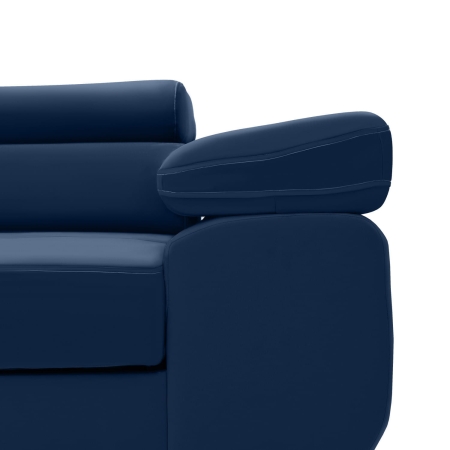 Rozkładana kanapa, Bellezza, 280x100x87 cm, granatowy