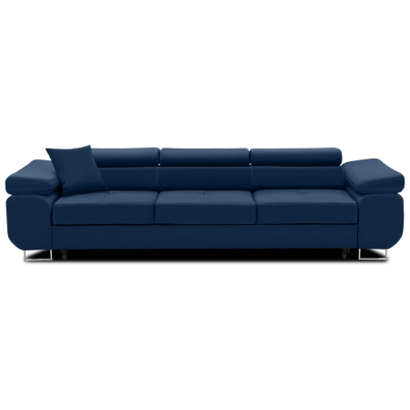 Rozkładana kanapa, Bellezza, 280x100x87 cm, granatowy