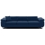 Rozkładana kanapa, Bellezza, 280x100x87 cm, granatowy