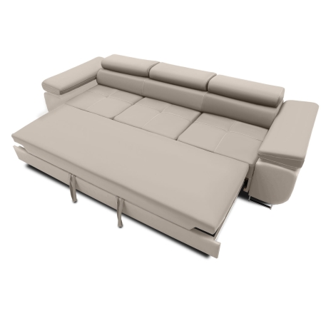 Rozkładana kanapa, Bellezza, 280x100x87 cm, beżowy