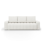 Kanapa z funkcją spania, Velluto, 227x97x87 cm, kremowy