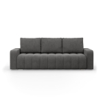 Kanapa z funkcją spania, Velluto, 227x97x87 cm, ciemny szary