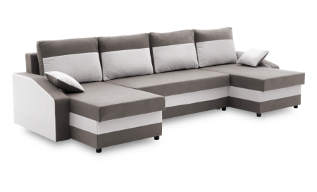 Narożnik rozkładany, MONTERO, 302x138x75 cm, biel, szary (2).png