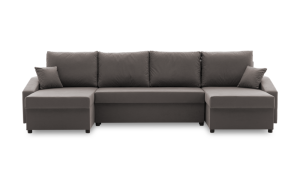 Duży narożnik, MONTERO Plus, 302x138x75 cm, szary