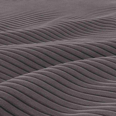 Narożnik U, z leżankami, BOSCO, sztruks, 302x159x89 cm, ciemny szary