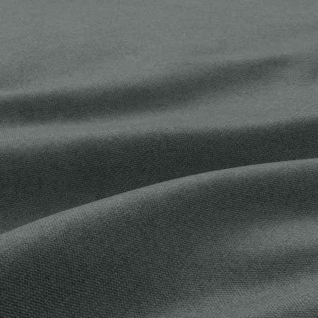 Narożnik U, z leżankami, BOSCO, velvet, 302x159x89 cm, ciemny szary