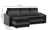 Narożnik uniwersalny, mikrofaza, AURELO, 231x140x92 cm, brąz