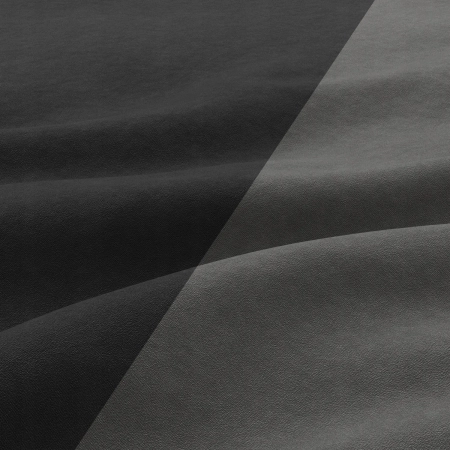 Kanapa z funkcją spania, mikrofaza, AURELO, 220x92x92 cm, czarny, szary