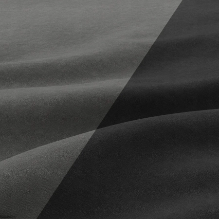 Sofa rozkładana, mikrofaza, AURELO, 148x87x90 cm, szary, czarny