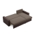 Narożnik uniwersalny, CAPERO, ekoskóra, plecionka, 231x140x92 cm, brąz