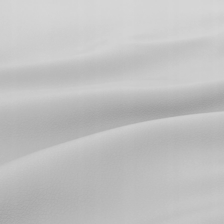 Mała pufa, CAPERO, ekoskóra, 71x71x40 cm, biały