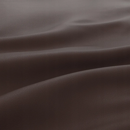 Mała pufa, CAPERO, ekoskóra, 71x71x40 cm, brąz