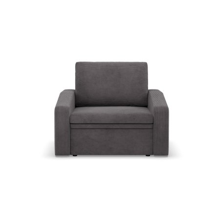 Fotel z funkcją spania, Orbit Poso, 108x87x80 cm, ciemny szary
