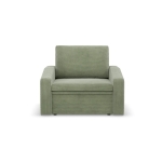 Fotel z funkcją spania, Punto, sztruks, 108x87x80 cm, oliwkowy