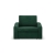 Fotel z funkcją spania, Punto, sztruks, 108x87x80 cm, butelkowa zieleń