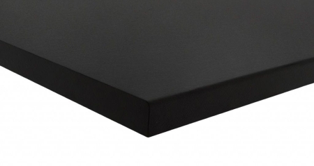 Blat kuchenny, laminowany, 120x60 cm, czarny, mat