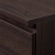Szafka nocna, stolik, STILO, 2 szuflady, 40x35x40 cm, wenge, mat