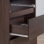 Szafka nocna, stolik, STILO, 2 szuflady, 40x35x40 cm, wenge, mat